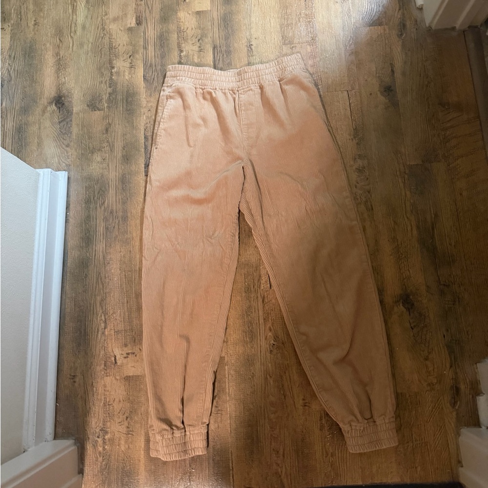 Beige Corduroy Pants